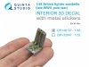 Quinta Studio QR+48107 British Fighter Seatbelts (late WWII, post-war) (with metal buckles) (All kits) 1/48